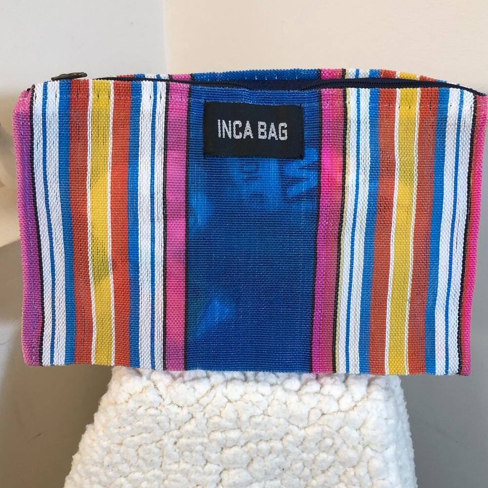 Make-up Storage Bag Inca Bag Zipper Open Weave